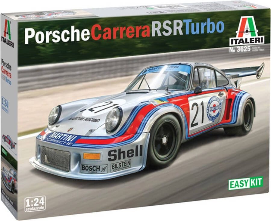 Italeri 1:24 3625 Porsche 911 Carrera RSR Turbo Plastic Modelbouwpakket