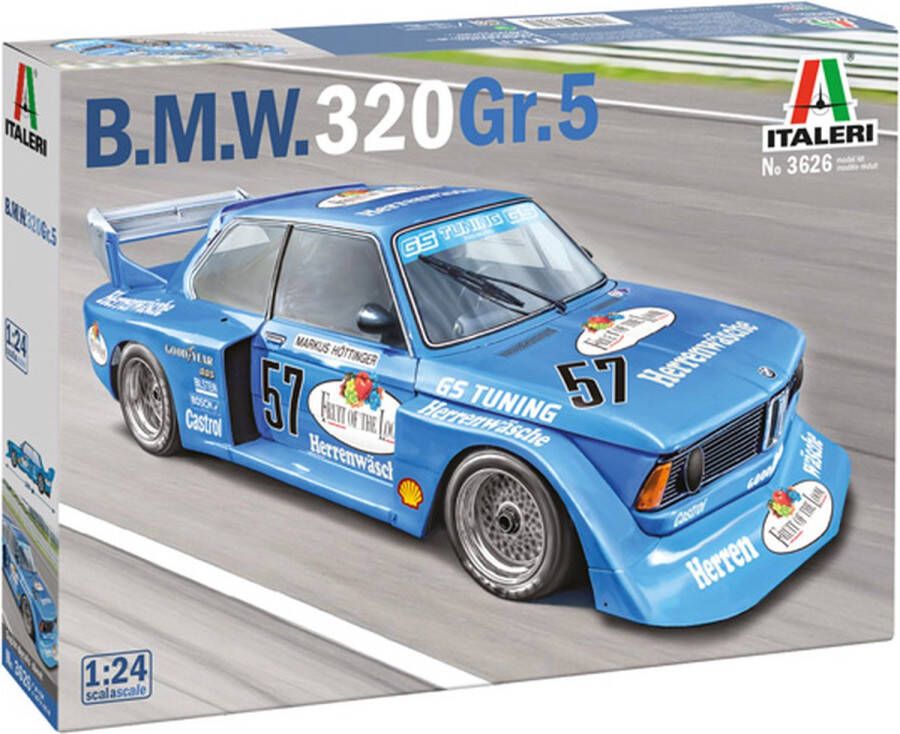 Italeri 1:24 3626 BMW 320 Group 5 Car Plastic kit