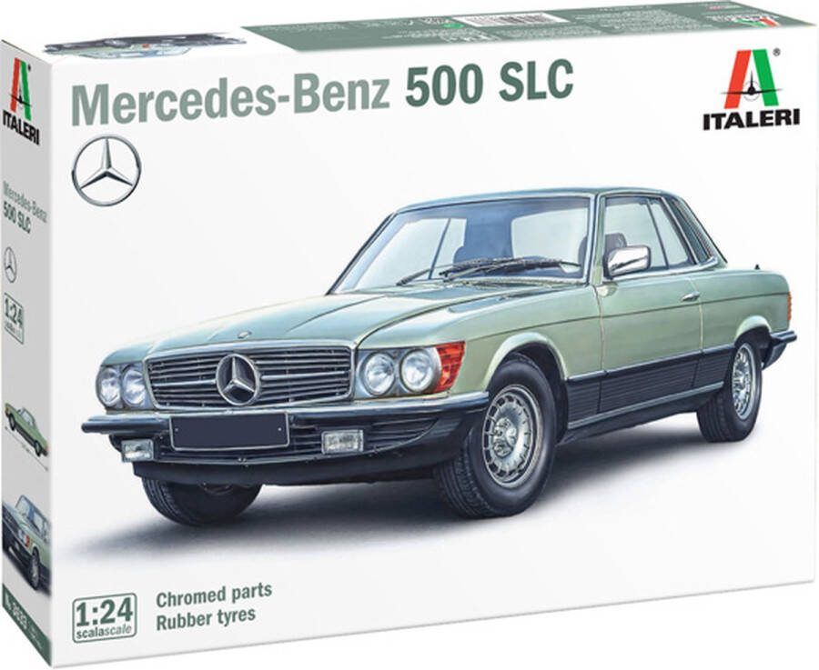 Italeri 1:24 3633 Mercedes-Benz 500 SLC Car Plastic Modelbouwpakket