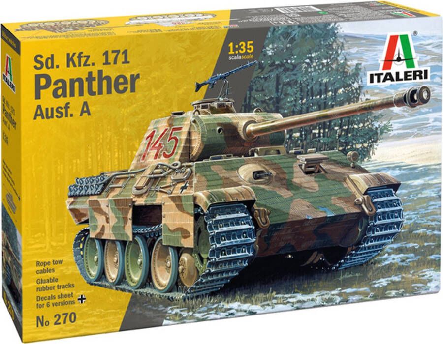 Italeri 1:35 0270 SD.KFZ. 171 Panther Ausf. A Plastic kit