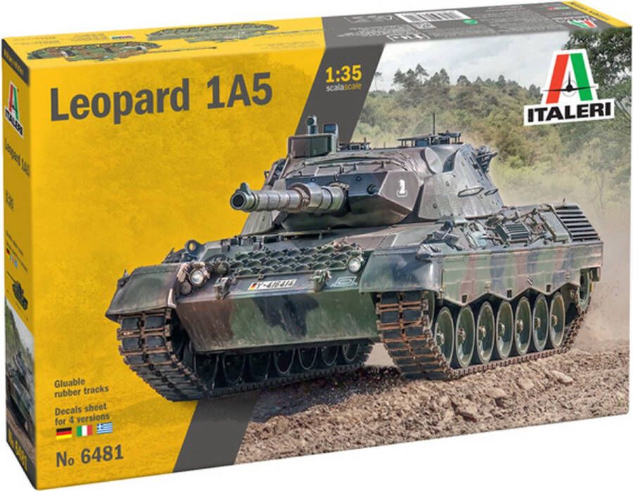 Italeri 1:35 6481 Leopard 1A5 Tank Plastic kit