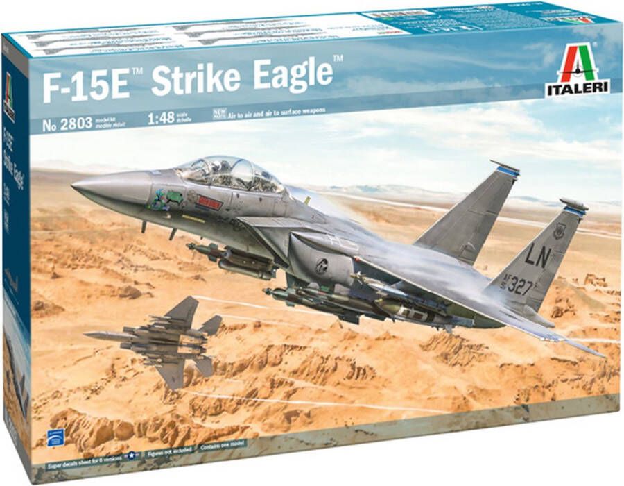 Italeri 1:48 2803 F-15E Strike Eagle Plane Plastic Modelbouwpakket