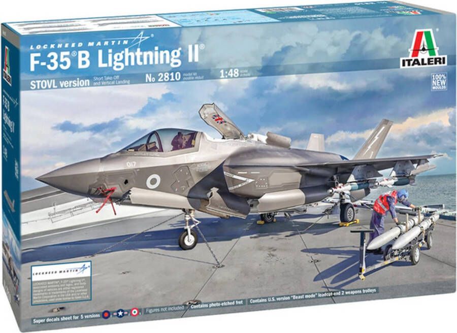 Italeri 1:48 2810 F-35 B Lightning II Lockheed Martin STOVL Plastic Modelbouwpakket