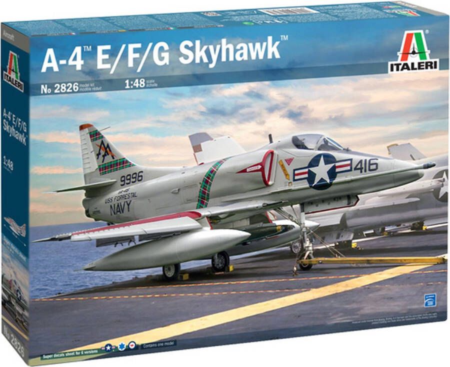 Italeri 1:48 2826 Douglas A-4E F G Skyhawk Plastic Modelbouwpakket