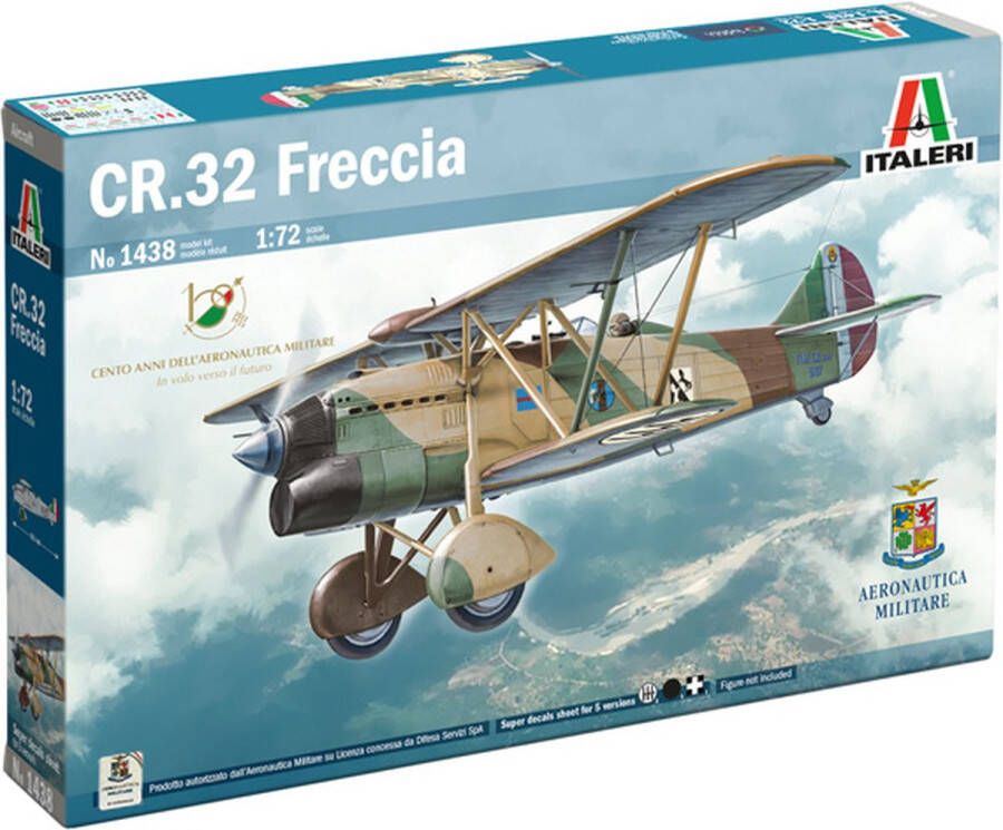 Italeri 1:72 1438 CR.32 Freccia Plane Plastic kit