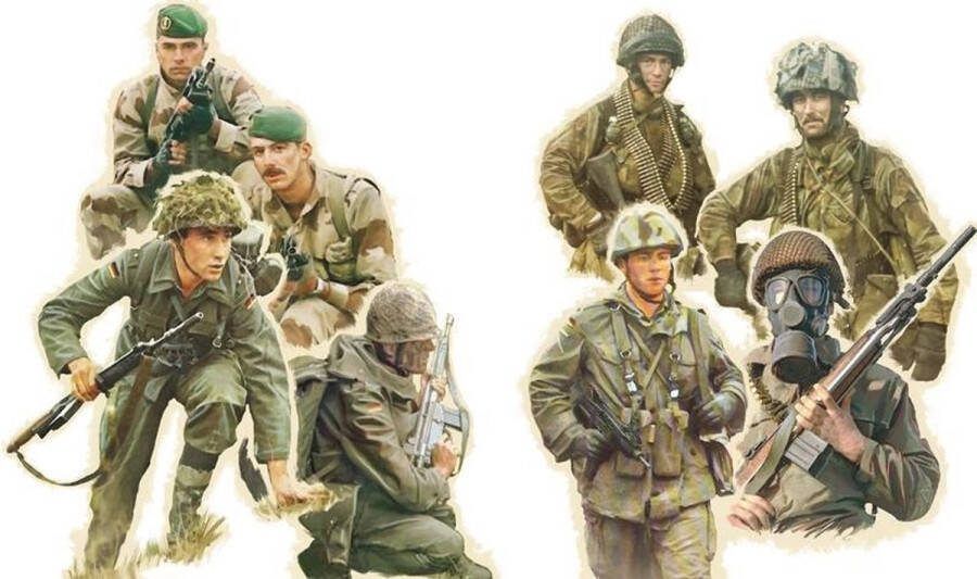 Italeri 1:72 6191 Nato Troops 1980s Plastic Modelbouwpakket