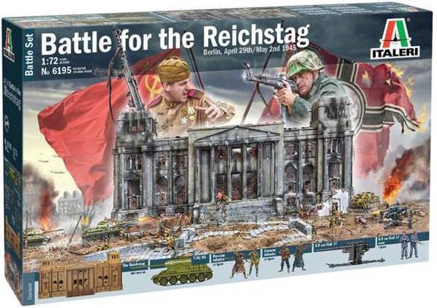 Italeri 1:72 6195 Battle for the Reichstag 1945 Battle Set Plastic kit