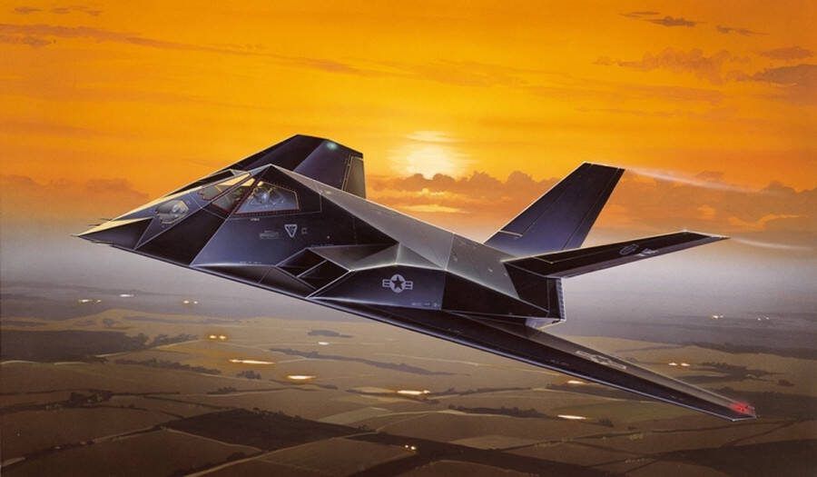Italeri F-117A Nighthawk 1:72 Montagekit Vliegtuig met vaste vleugels