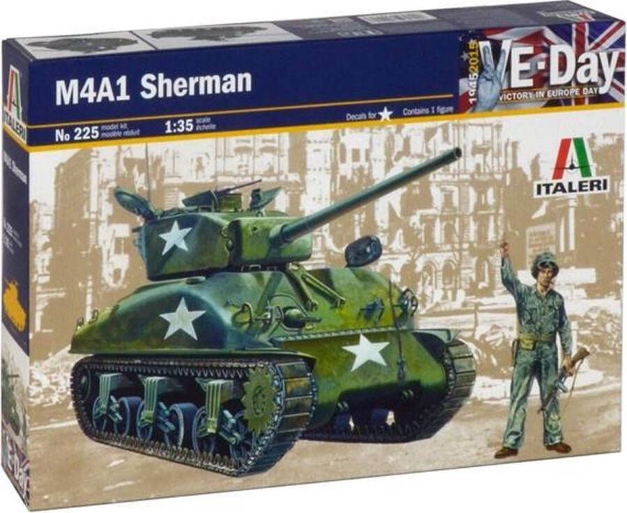 Italeri 225 – M4A1 Sherman 1:35