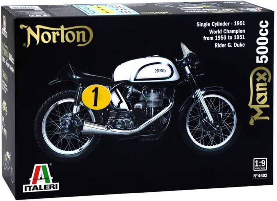 Italeri 4602 – Norton Manx 500CC – 1:9