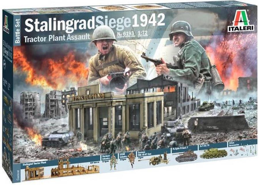 Italeri 1:72 6193 Stalinsrad Siege 1942 – Battle Set Plastic Modelbouwpakket
