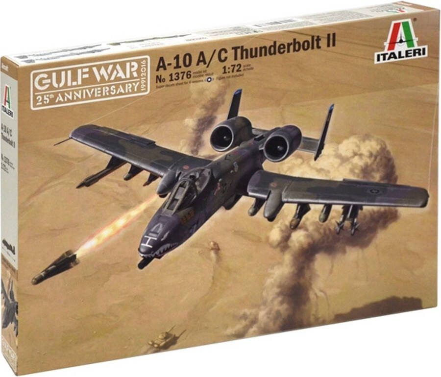 Italeri A-10 A C Thunderbolt II 1:72 Montagekit Vliegtuig met vaste vleugels