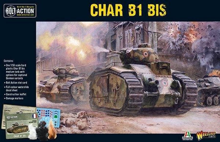 Italeri Bolt Action: Char B1 Bis (plastic)