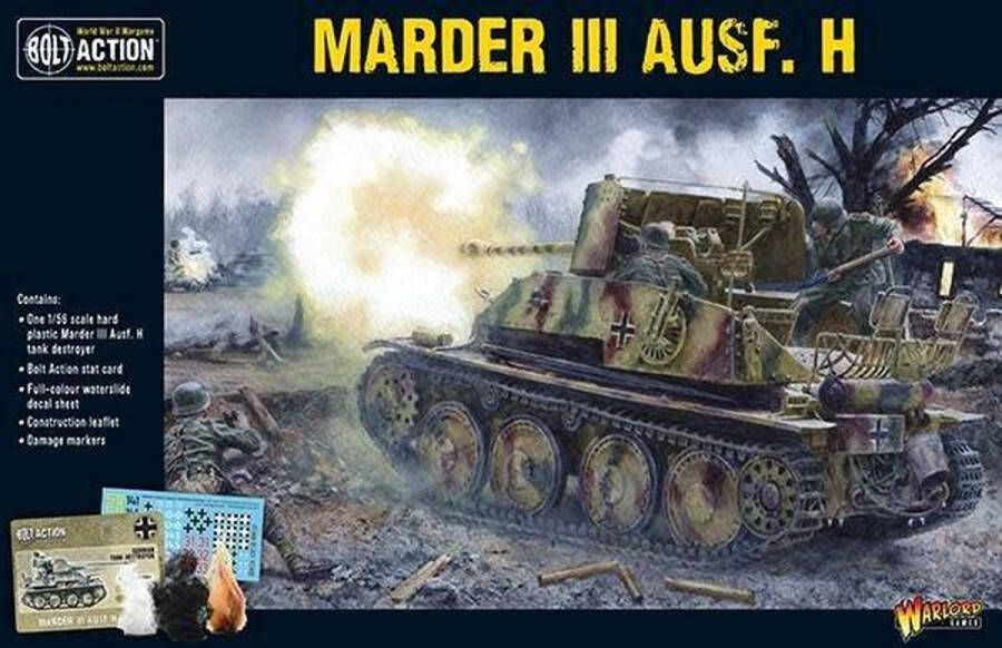 Italeri Bolt Action: Marder III Ausf. H (plastic)