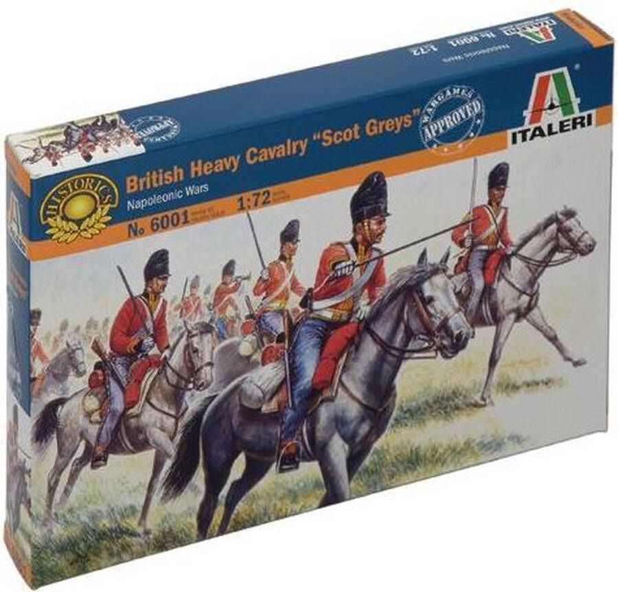 Italeri British Scot Greys (Nap.wars) 1:72 (Ita6001s) modelbouwsets hobbybouwspeelgoed voor kinderen modelverf en accessoires