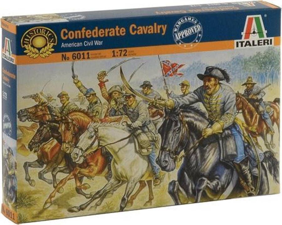 Italeri Confederate Cavalry 1:72 (Ita6011s) modelbouwsets hobbybouwspeelgoed voor kinderen modelverf en accessoires