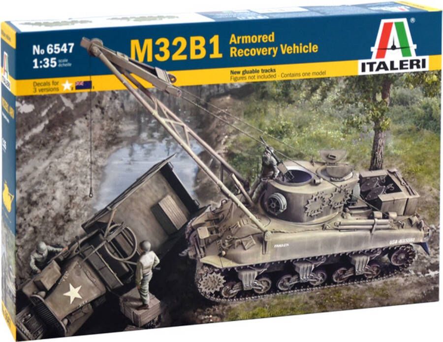 Italeri en meer Italeri M32B1 Armored Recovery Vehicle (ARV) + Ammo by Mig lijm