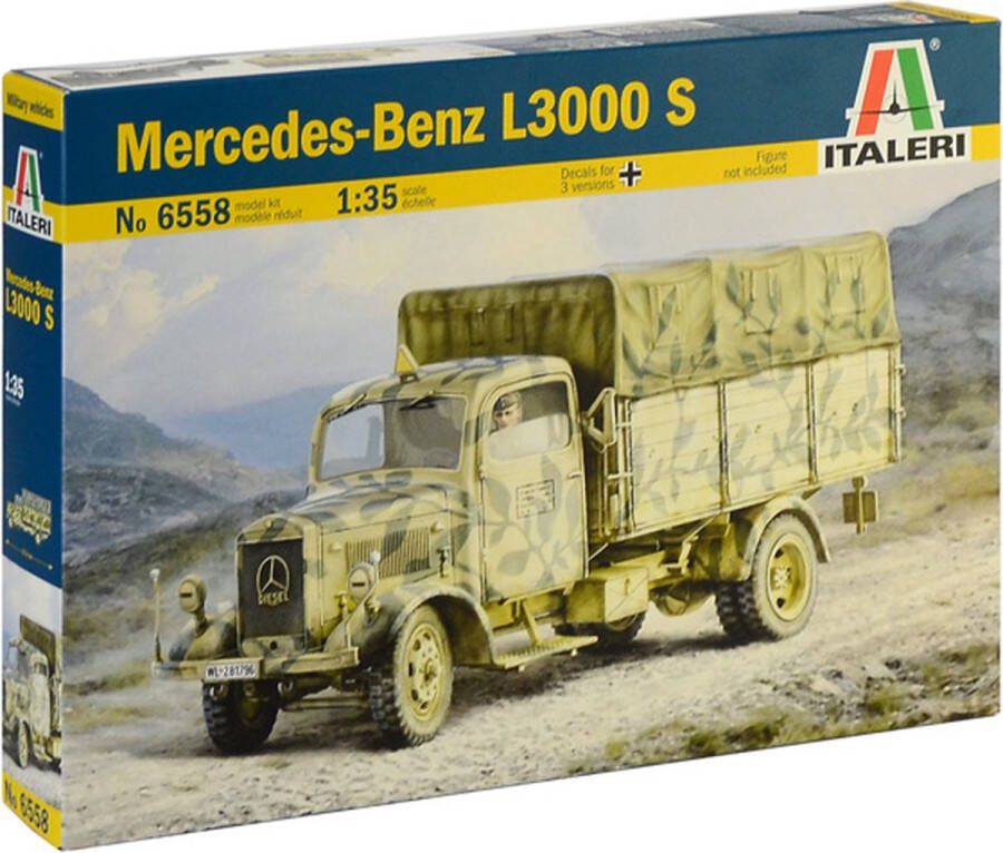 Italeri en meer Italeri Mercedes-Benz L3000 S + Ammo by Mig lijm