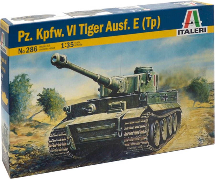 Italeri en meer Italeri Pz. Kpfw. VI Tiger Ausf. E (Tp) + Ammo by Mig lijm