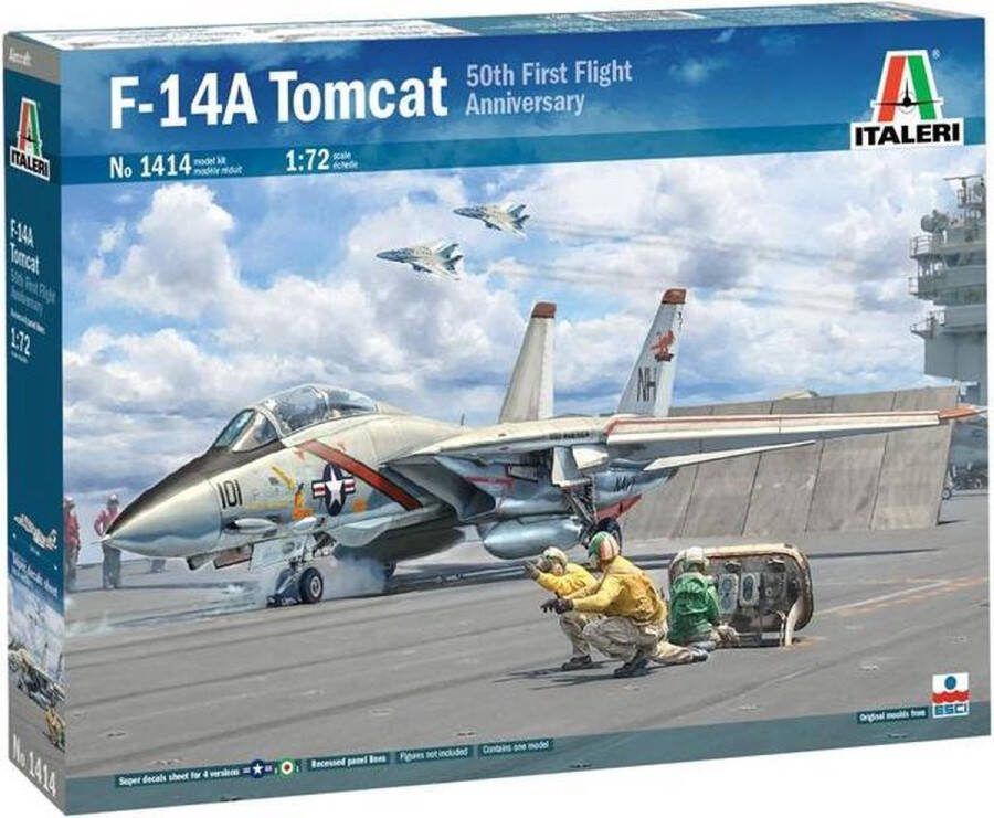 Italeri F-14A Tomcat 50th First Flight Anniversary 1:72 Italari 1414 2020 | Heroplage met gewijzigde markeringen