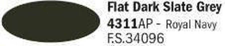 Italeri Flat Dark Slate Grey (Ita4311ap) modelbouwsets hobbybouwspeelgoed voor kinderen modelverf en accessoires