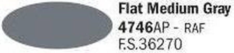 Italeri Flat Medium Gray (Ita4746ap) modelbouwsets hobbybouwspeelgoed voor kinderen modelverf en accessoires