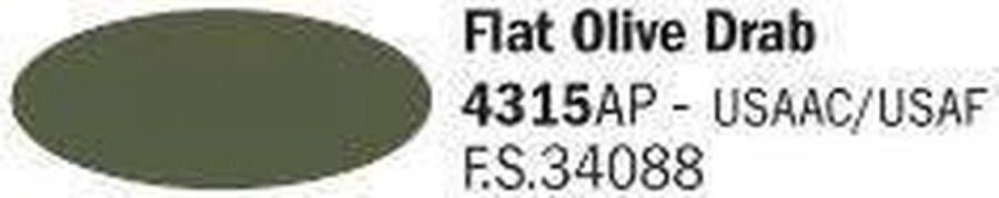 Italeri Flat Olive Drab (Ita4315ap) modelbouwsets hobbybouwspeelgoed voor kinderen modelverf en accessoires