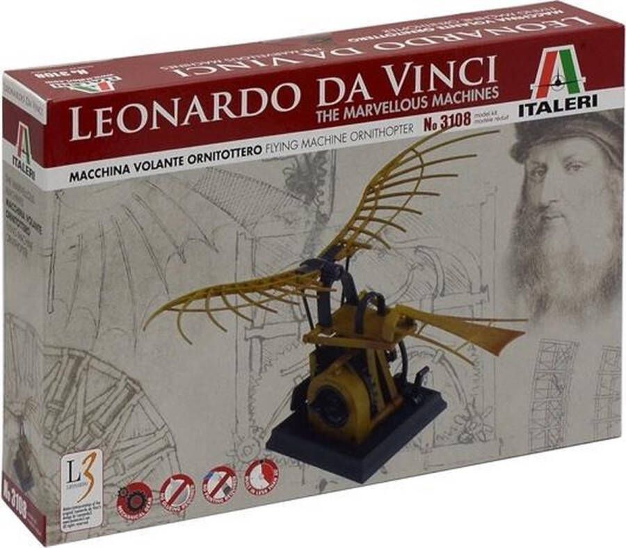 Italeri Flying Machine (Ornithopter) Da Vinci (Ita3108s)