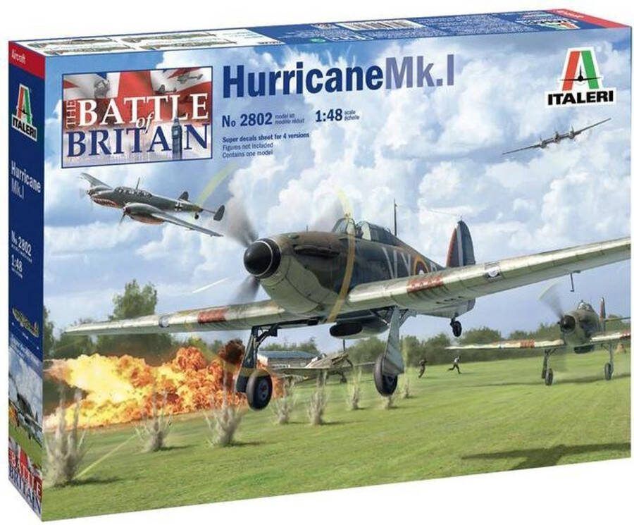 Italeri Hawker Hurricane Mk.I 1:48 Battle of Britain 80th Anniversary + Super Decal