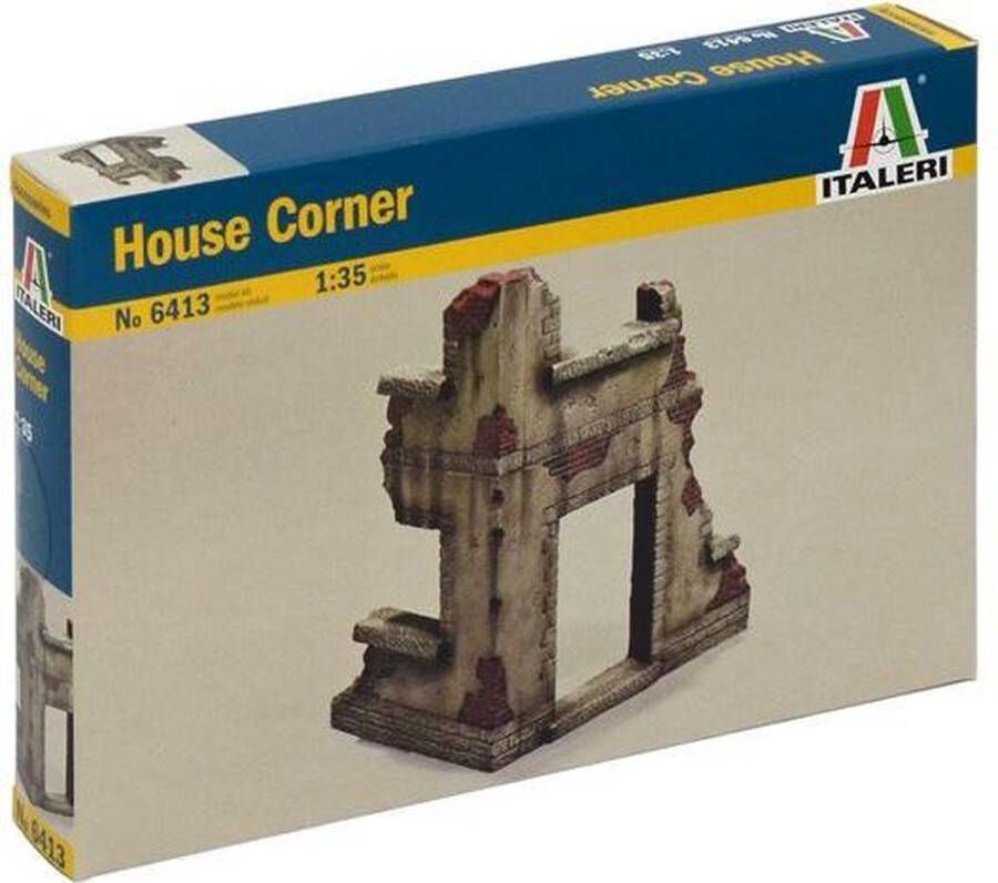 Italeri House Corner 1:35 (Ita6413s) modelbouwsets hobbybouwspeelgoed voor kinderen modelverf en accessoires