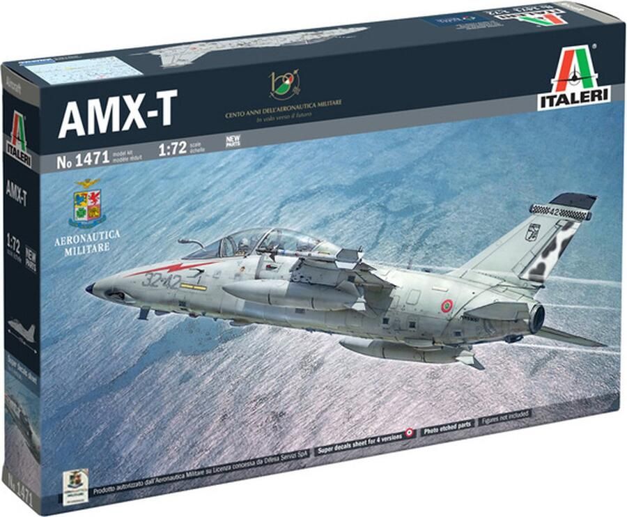 Italeri 1:72 1471 AMX-T Twin Seater 100th Anniversary Plastic Modelbouwpakket