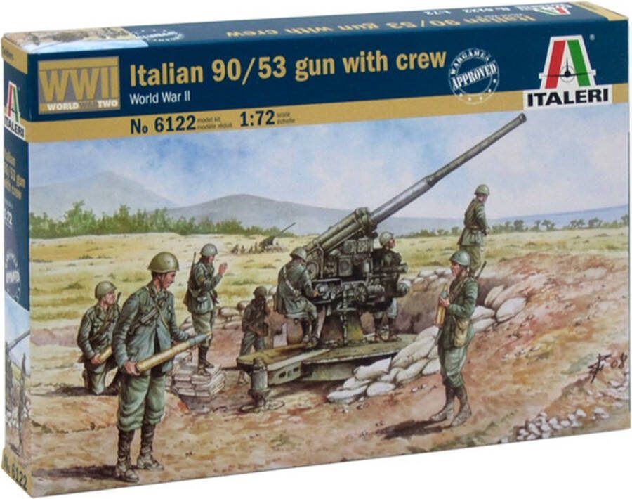 Italeri ITALIAN 90 53 GUN with CREW