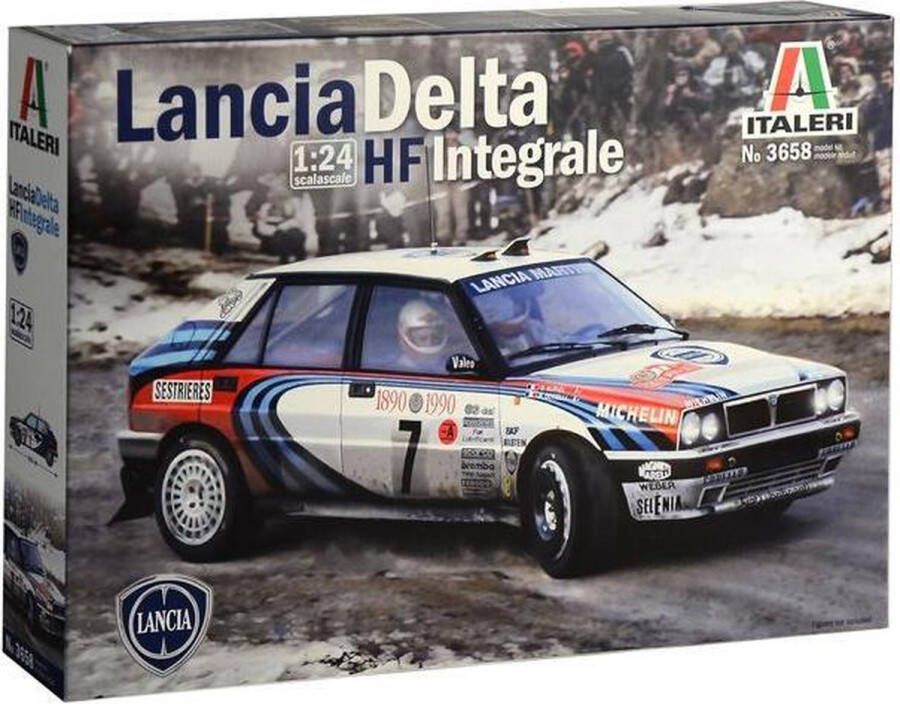 Italeri Lancia Delta HF Integrale Rally- Modelbouw pakket 3658 1:24