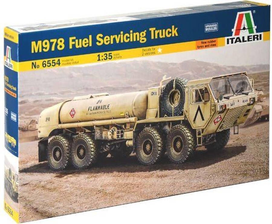 Italeri 1:35 6554 US M978 Fuel Servicing Truck Plastic Modelbouwpakket