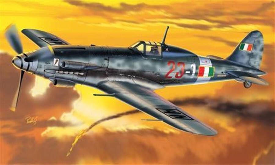 Italeri Mc. 205 Veltro 1:72 (Ita1227s) modelbouwsets hobbybouwspeelgoed voor kinderen modelverf en accessoires