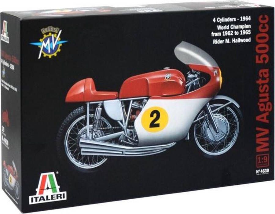 Italeri MV Agusta 500cc 1964 Montagekit Motorfiets 1:9
