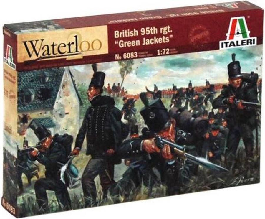 Italeri Napoleonic W. British 95th Rgt. 1:72 (Ita6083s) modelbouwsets hobbybouwspeelgoed voor kinderen modelverf en accessoires