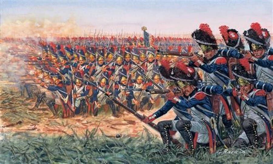 Italeri Napoleonic W. French Grenadiers 1:72 (Ita6072s) modelbouwsets hobbybouwspeelgoed voor kinderen modelverf en accessoires