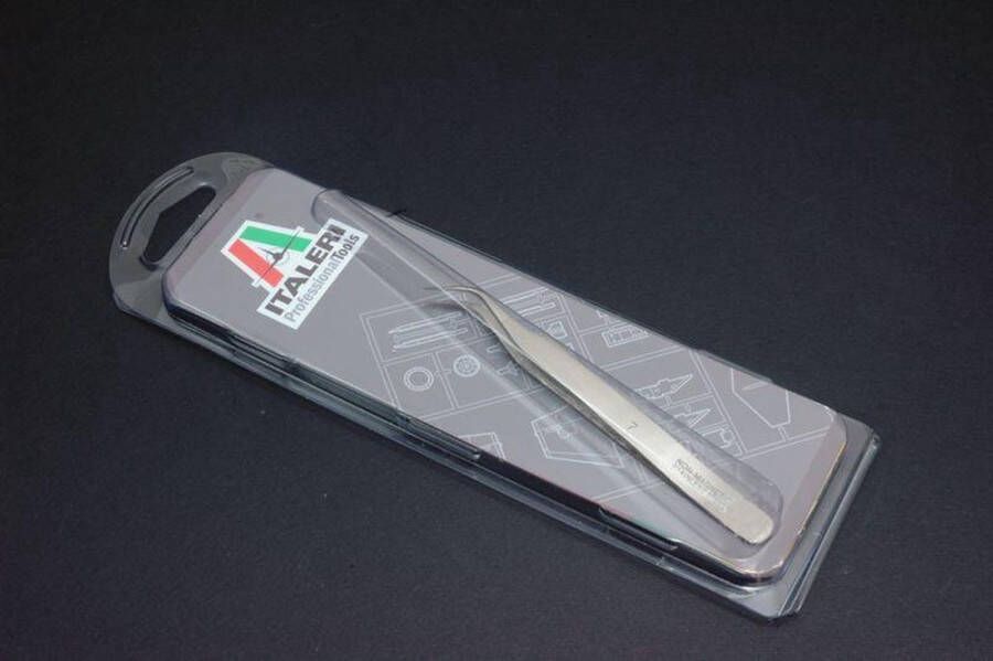 Italeri Precision Tweezer Curved (Ita50813) modelbouwsets hobbybouwspeelgoed voor kinderen modelverf en accessoires