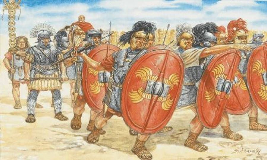 Italeri Roman Infantry (Iii Century B.c.) 1:72 (Ita6021s) modelbouwsets hobbybouwspeelgoed voor kinderen modelverf en accessoires