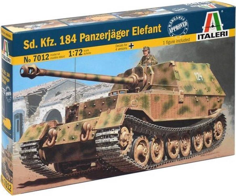 Italeri Sd. Kfz. 184 Panzerjager Elefant Scale 1 72 ITA-7012