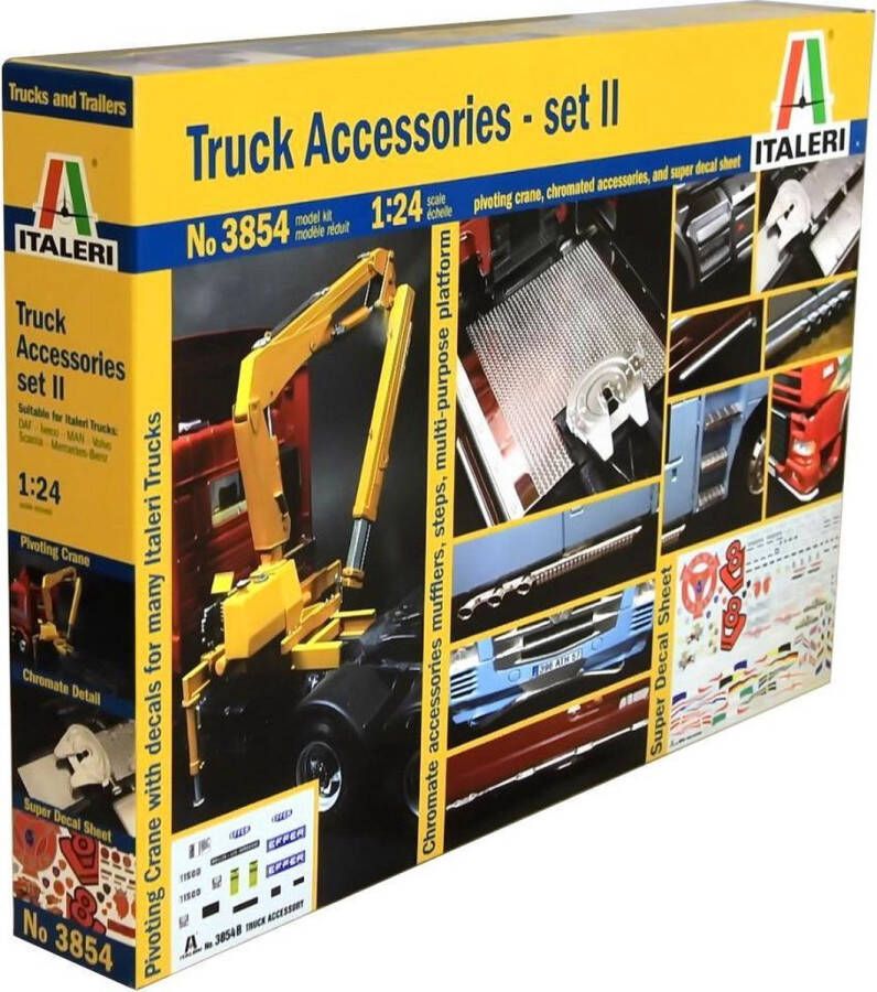 Italeri 1:24 3854 Truck Accessoires Set II Plastic kit