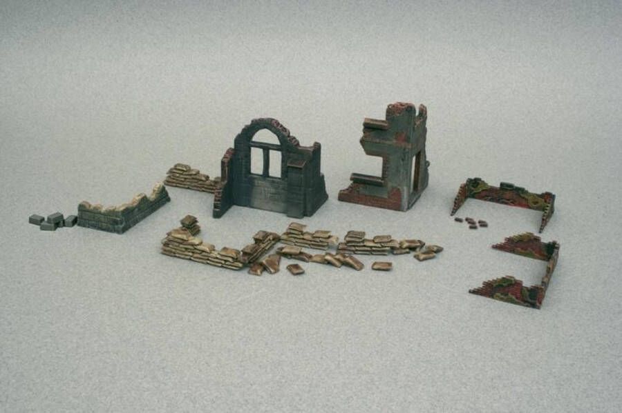 Italeri Walls And Ruins 1:72 (Ita6087s) modelbouwsets hobbybouwspeelgoed voor kinderen modelverf en accessoires