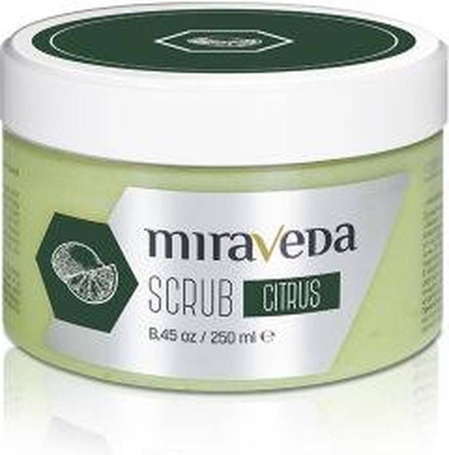 Italwax Miraveda Citrus Scrub 250 ml Verfrissende Exfoliërende Body Scrub voor Zachte Huid
