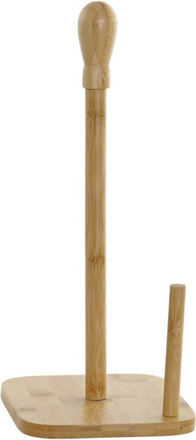 Items Keukenrol houder bamboe hout 15 x 34 cm Keukenrolhouders