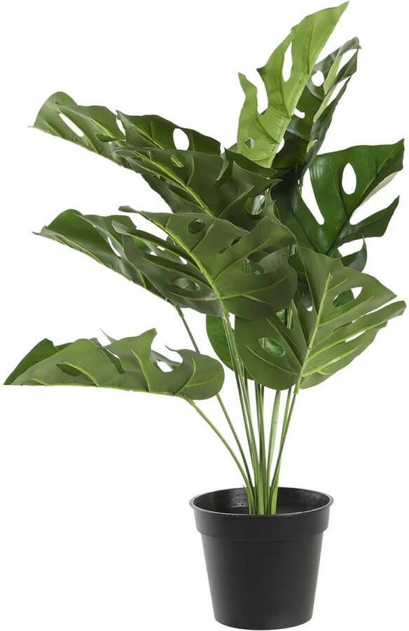 Items Kunstplant Monstera plant in bloempot Groen 42 x 51 cm Kamerplanten