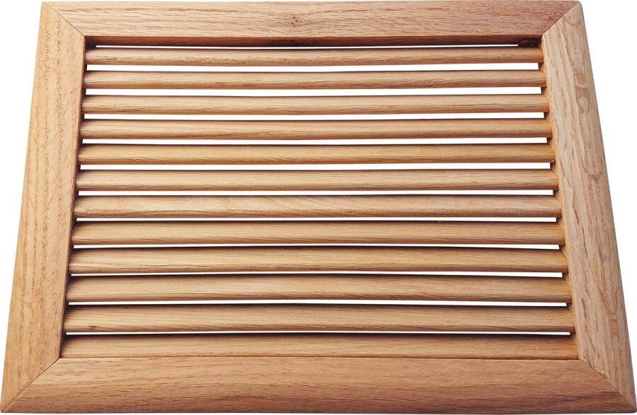 IVC Air ventilatierooster Rooster massief eikenhout 25 x 20 cm Luchtdoorlaat 100 cm²