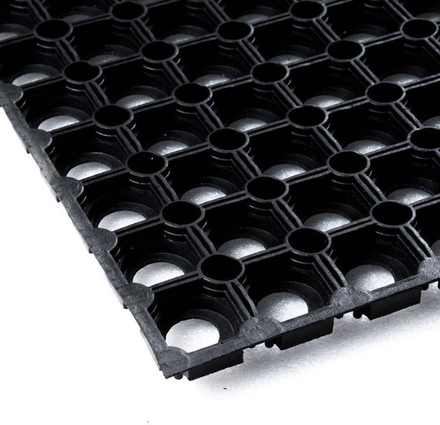 IVOL Rubber ringmat 100 x 100 cm Deurmat voor binnen en buiten