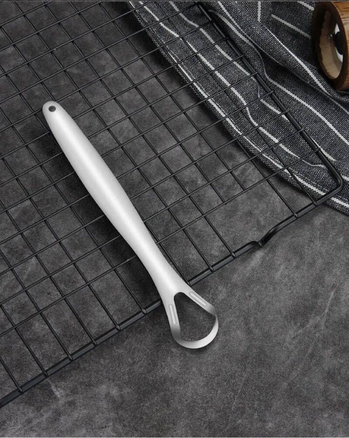 Ixen Tongschraper mondhygiene tongreiniger tongue scraper RVS tong coating verwijderen verwijdert tong aanslag