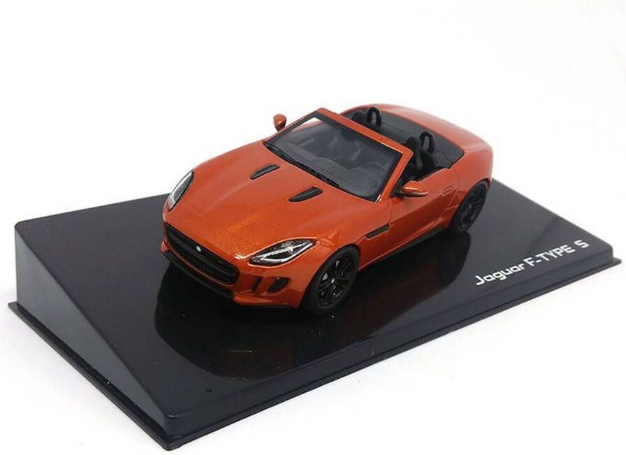 Ixo models Jaguar F-Type V8 S (Oranje) (12 cm) 1 43 Dealermodel {Modelauto Schaalmodel Miniatuurauto}